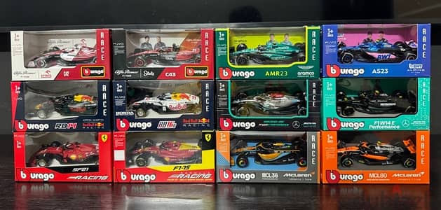 F1 Car collection authentic