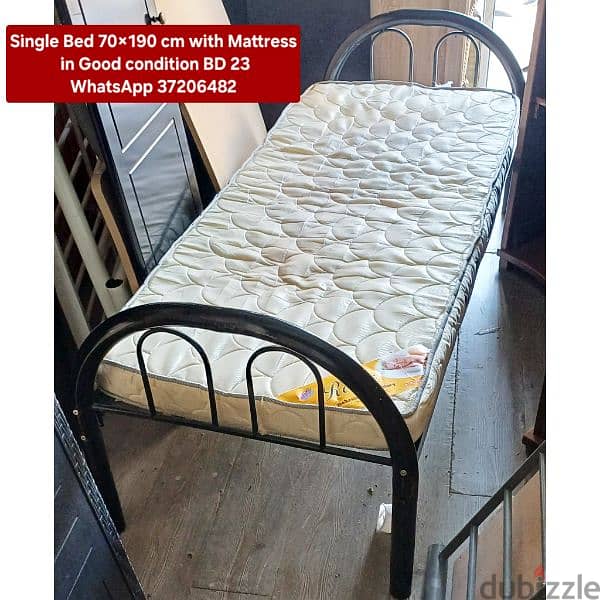 Variety of bed with Mattress in good condition for sale with Delivery 14