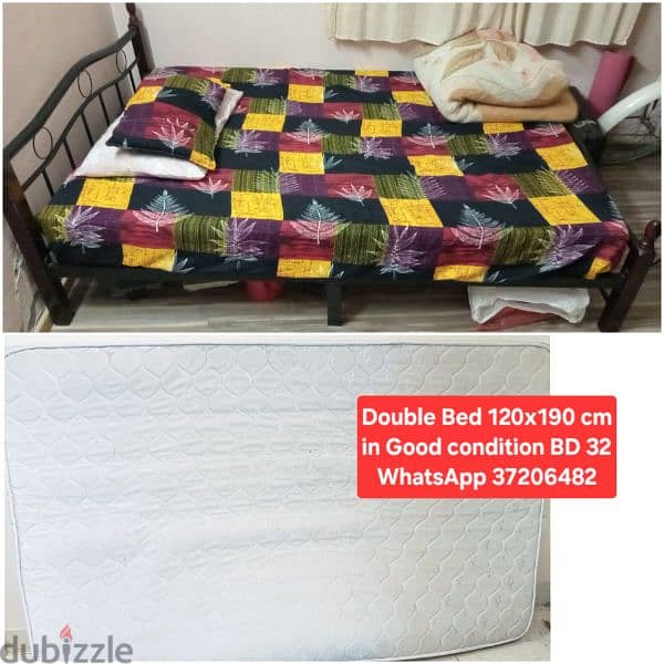 Variety of bed with Mattress in good condition for sale with Delivery 18