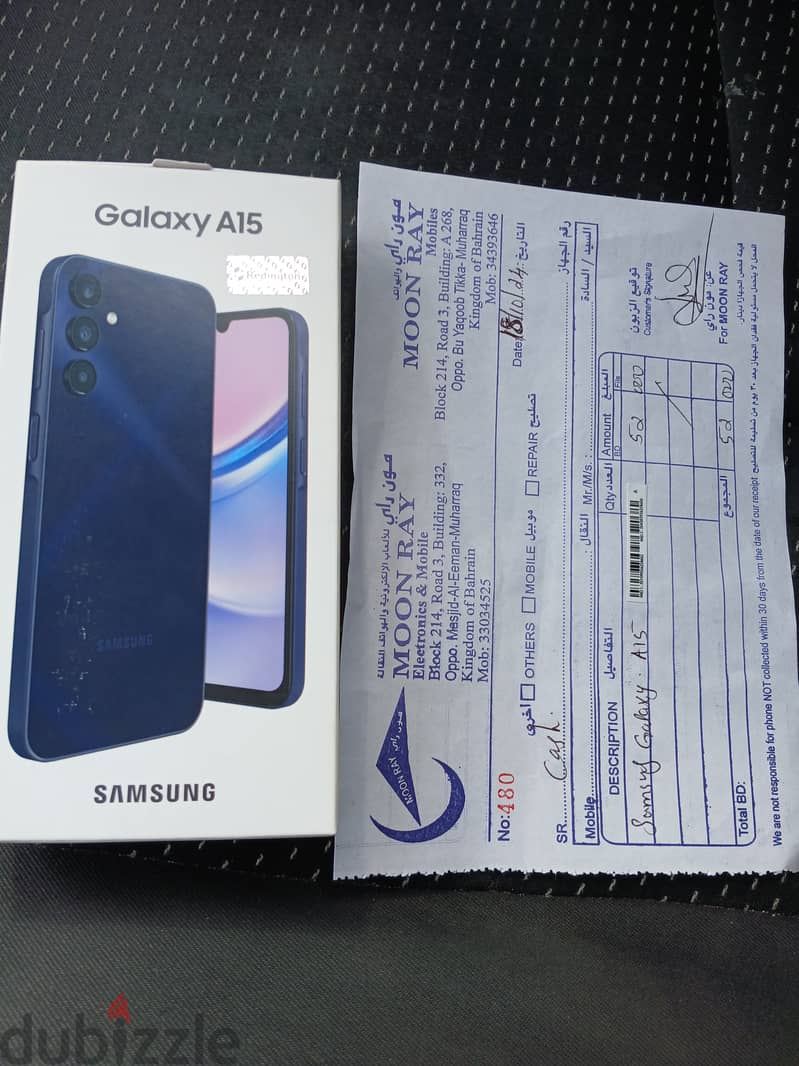 For sale samsung A15 0