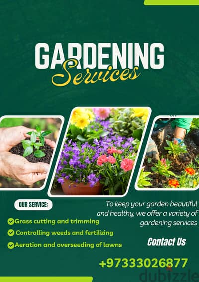 Gardening facility Available