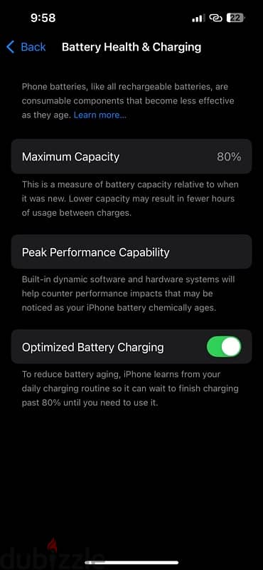 iPhone 13 128gb 80% battery