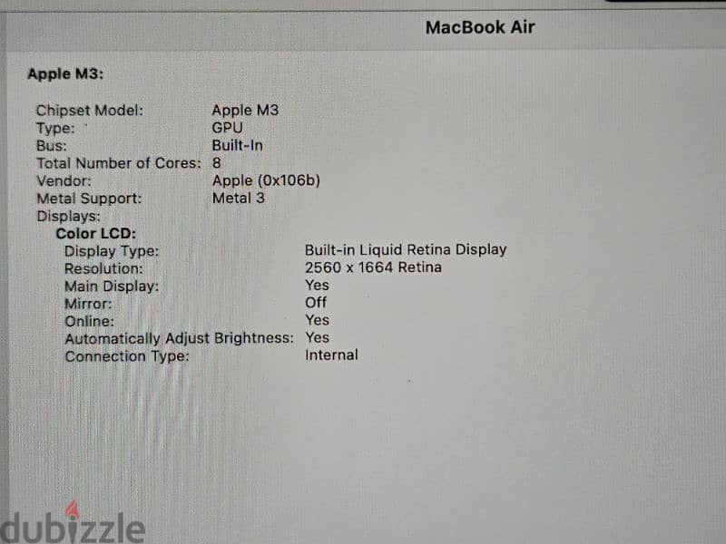 Apple Macbook M3 5