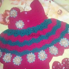 Crochet frocks and fabric clothes 0