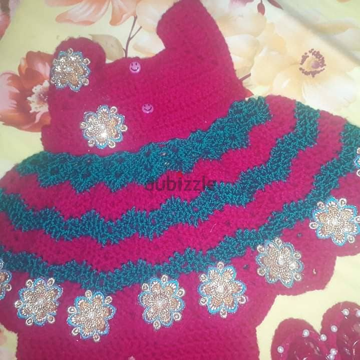 Crochet frocks and fabric clothes 0