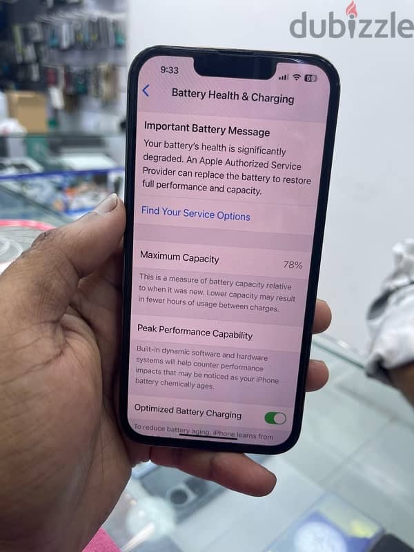 I phone 13 pro 256gb memory 78% Battery LCD change call 35914095 1