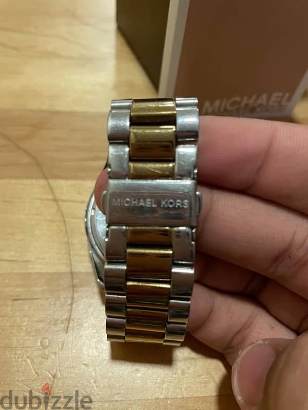 Michael Kors Womens Bradshaw Silver colored/ Yellow gold toned ste 1