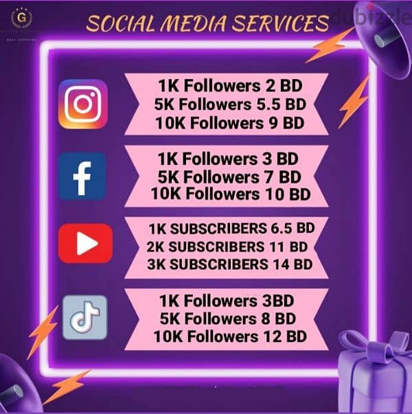 Buyy 2 bd Instagram Followerrs Tiktok Followerrs YouTube subscriberrss 0