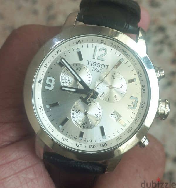 tissot swiss made chronograph watch 0