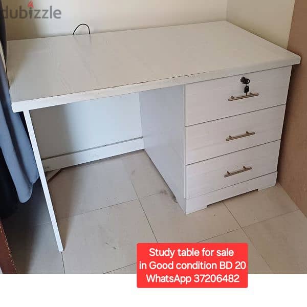 Dressing table with chair and other items for sale with Delivery 1