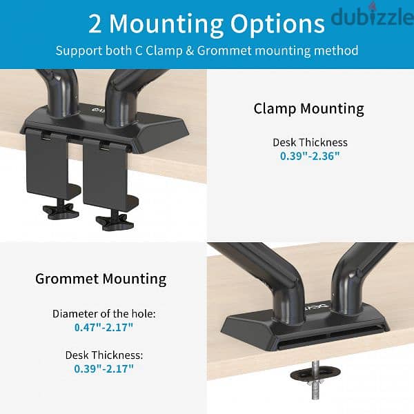 Devo Gaming Monitor Stand - 2 Monitors 5