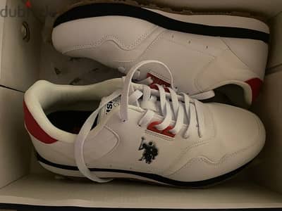 NEW u. s. polo assn shoes white size 42