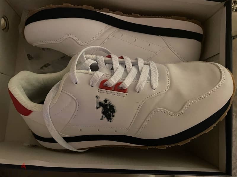 NEW u. s. polo assn shoes white size 42 1