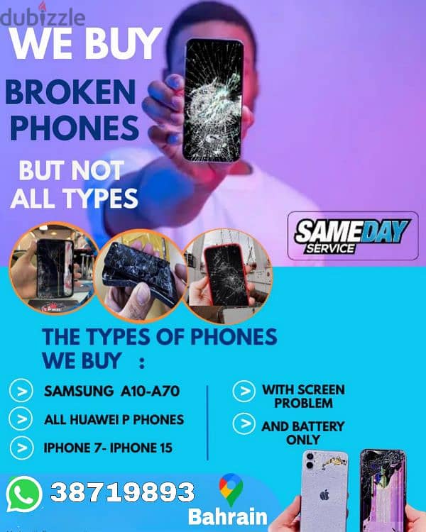 we buy broken mobile 0