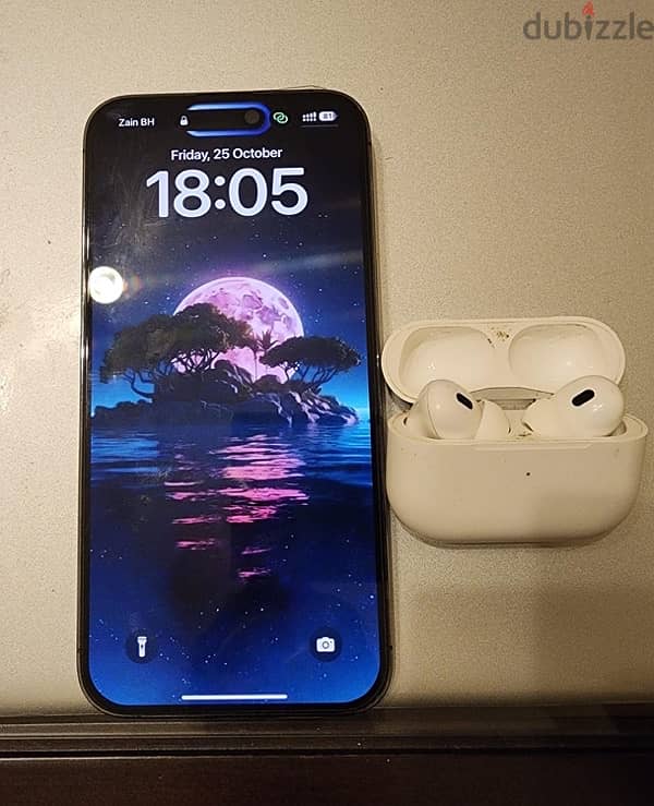 IPhone 14 Pro Max - 256 GB - AirPod Pro 2nd Gen 1