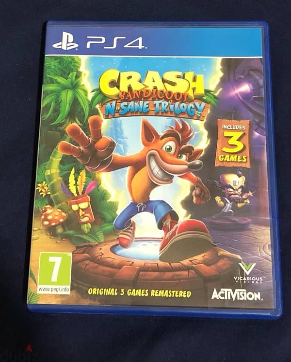 selling crash bandicoot and racing for 10bd 0