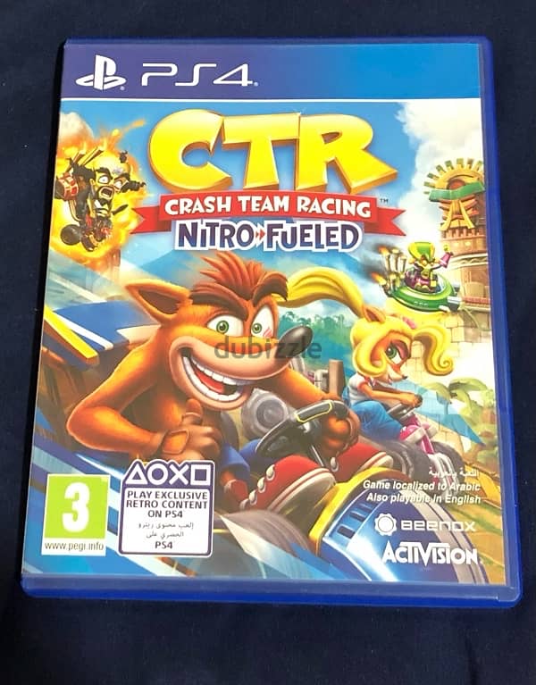 selling crash bandicoot and racing for 10bd 1