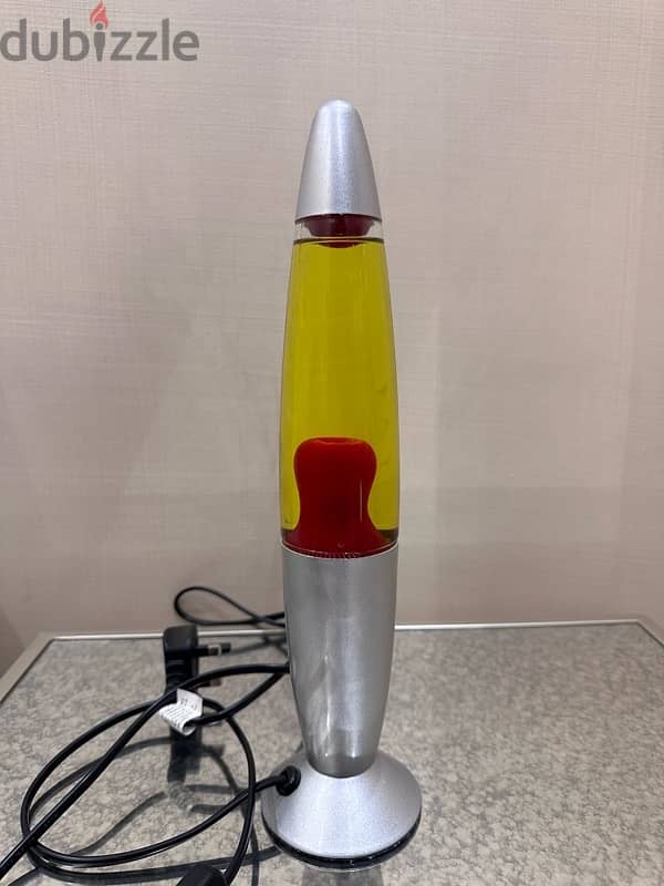 **Red/Clear Lava Lamp for Sale** 0