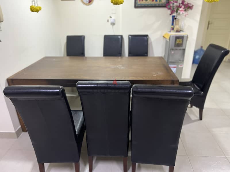 Dining table with 8 chairs 1