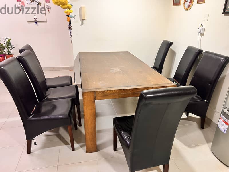 Dining table with 8 chairs 2