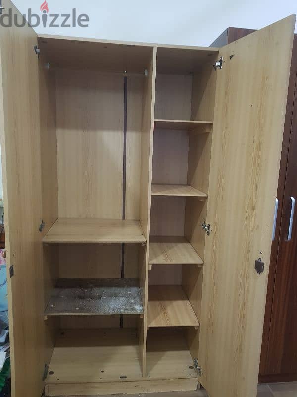 2 nos 2 door cupboards / wardrobes 2