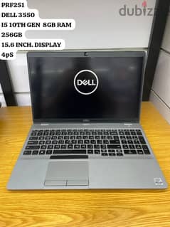 DELL LAPTOP i5 10th GEN,15.6 INCH DISPLAY 0