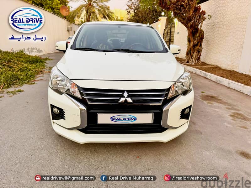 MITSUBISHI ATTRAGE Model : 2022 : 39000 km Colour-White 39000km 0