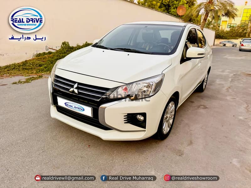 MITSUBISHI ATTRAGE Model : 2022 : 39000 km Colour-White 39000km 1