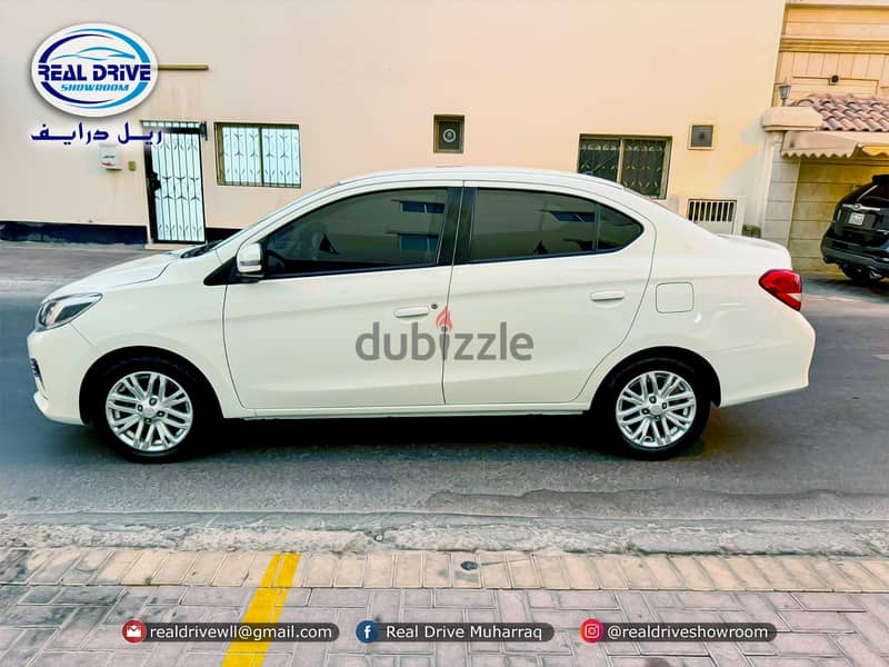 MITSUBISHI ATTRAGE Model : 2022 : 39000 km Colour-White 39000km 4