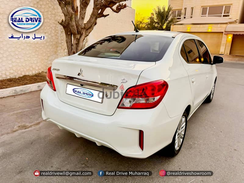 MITSUBISHI ATTRAGE Model : 2022 : 39000 km Colour-White 39000km 5