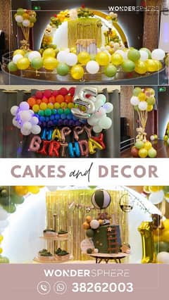 Balloon dacorations & cakes 0