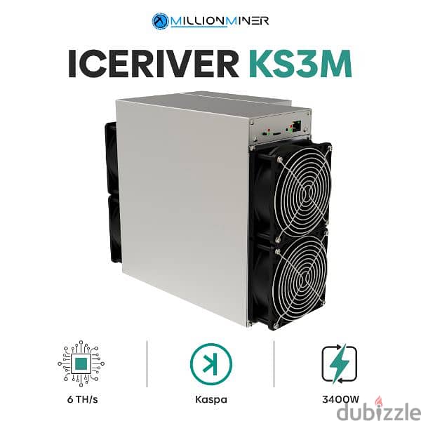 ASIC Miner ICERIVER KS3M 6TH 0