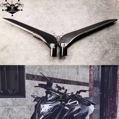 Universal motorcycle rear mirrors