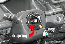 toyota steering clock spring coil 0