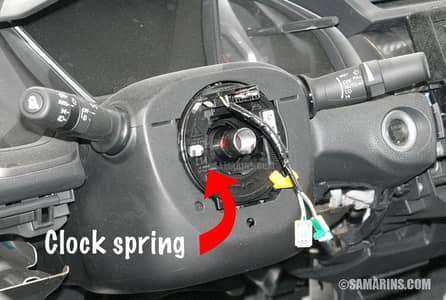 toyota steering clock spring coil