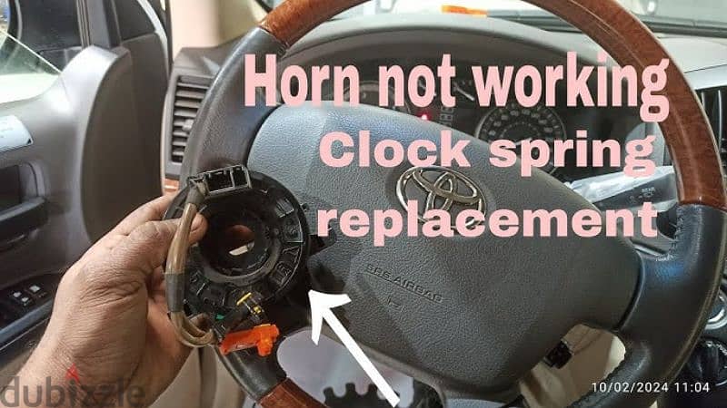 toyota steering clock spring coil 3