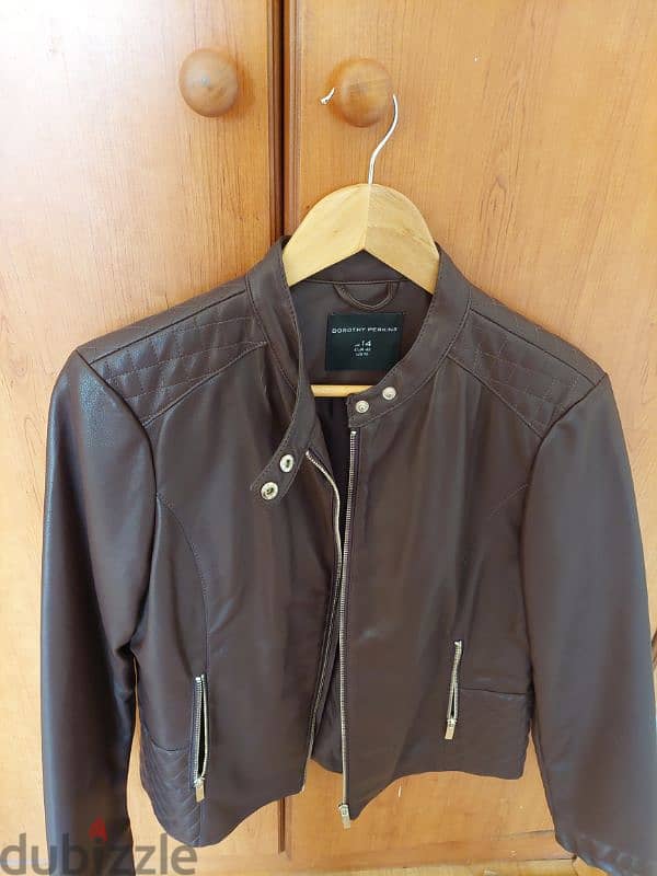 Leather jacket from Dorothy Perkins 1