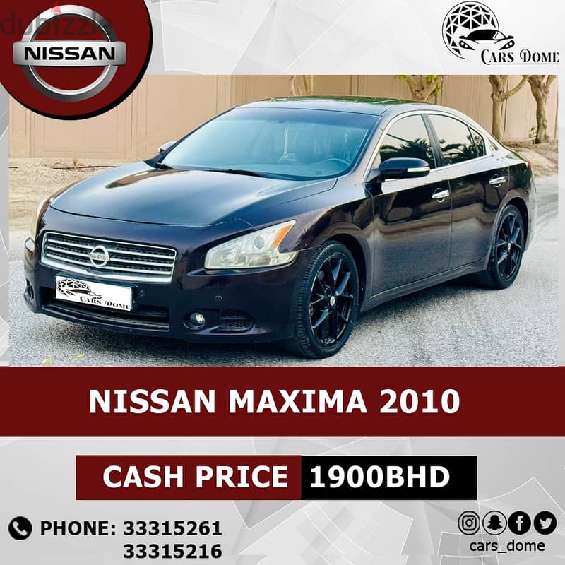 Nissan Maxima 2010 V6 Sunroof 6