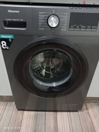 8 kg full atometic freand lood washing machine for sale not used