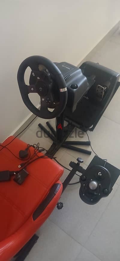 Logitech steering wheel with seat