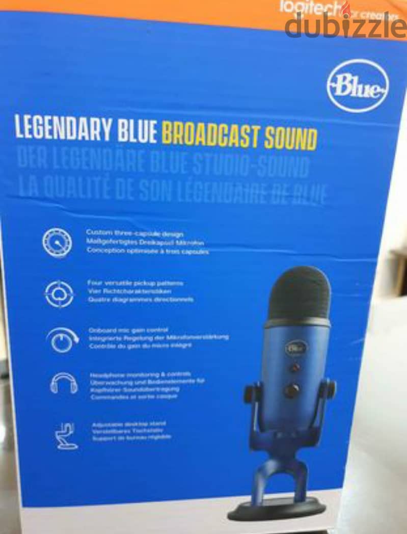 Brand New Blue Yeti USB Microphone for streaming and gaming 2