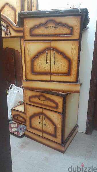 6 door cupboard and dressing and 2 side table new condition 0