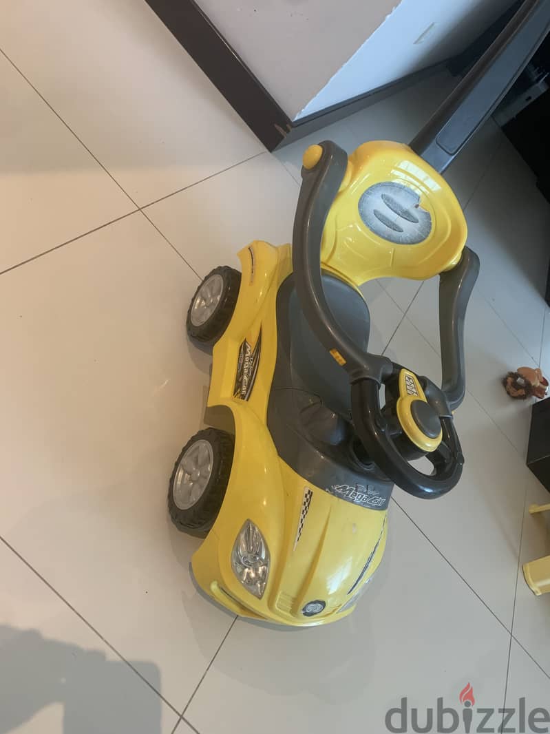 Yellow car for kids 1