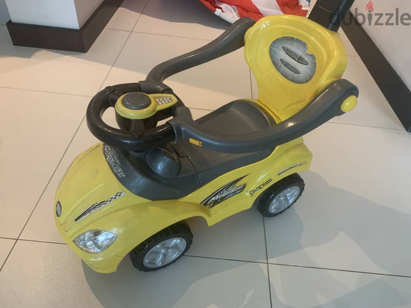 Yellow car for kids 2