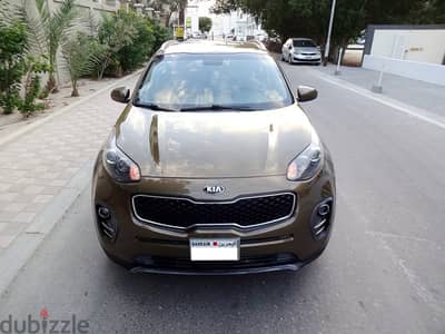 Kia Sportage 1.6 L 2018 Green Zero Accident Agent Maintained Single Us