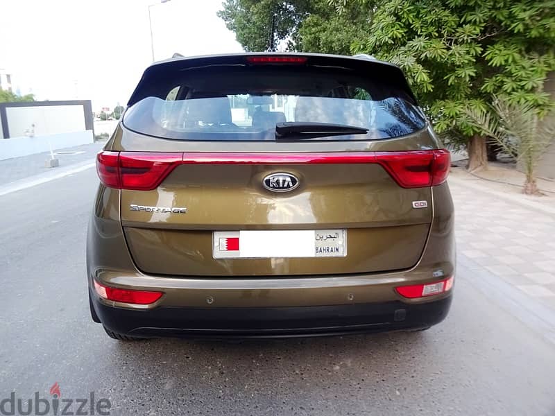 Kia Sportage 1.6 L 2018 Green Zero Accident Agent Maintained Single Us 1