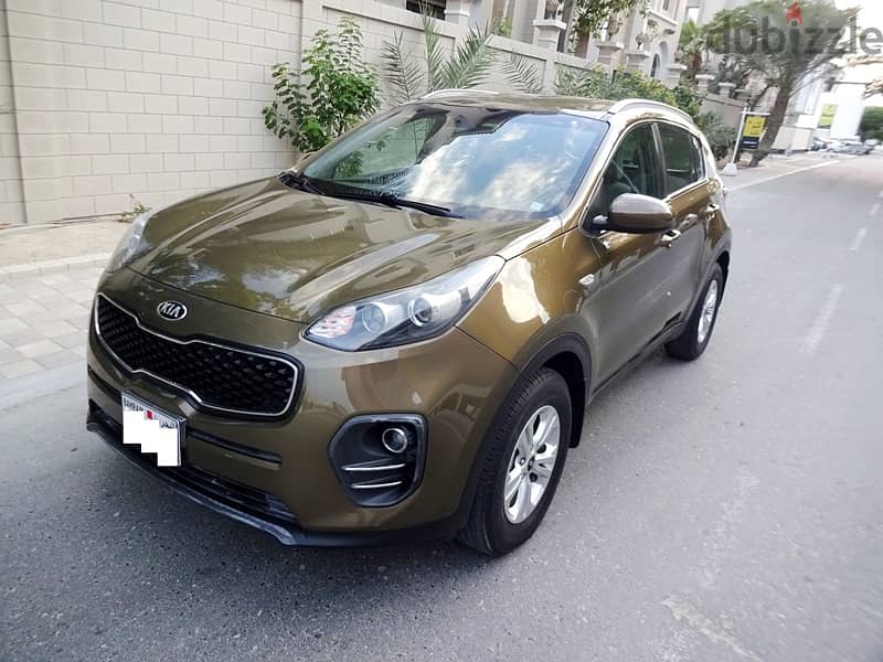 Kia Sportage 1.6 L 2018 Green Zero Accident Agent Maintained Single Us 3