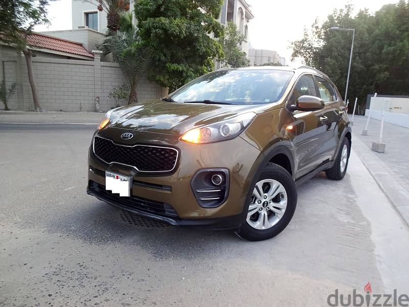 Kia Sportage 1.6 L 2018 Green Zero Accident Agent Maintained Single Us 9