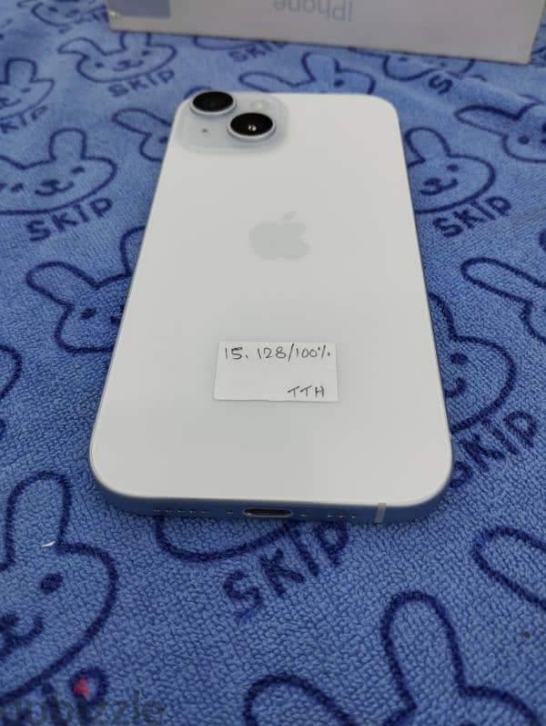 iPhone 15.128 GB Blue used 1