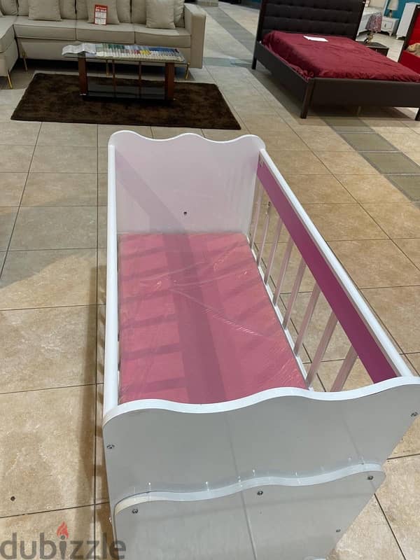 Pink baby Cot 1